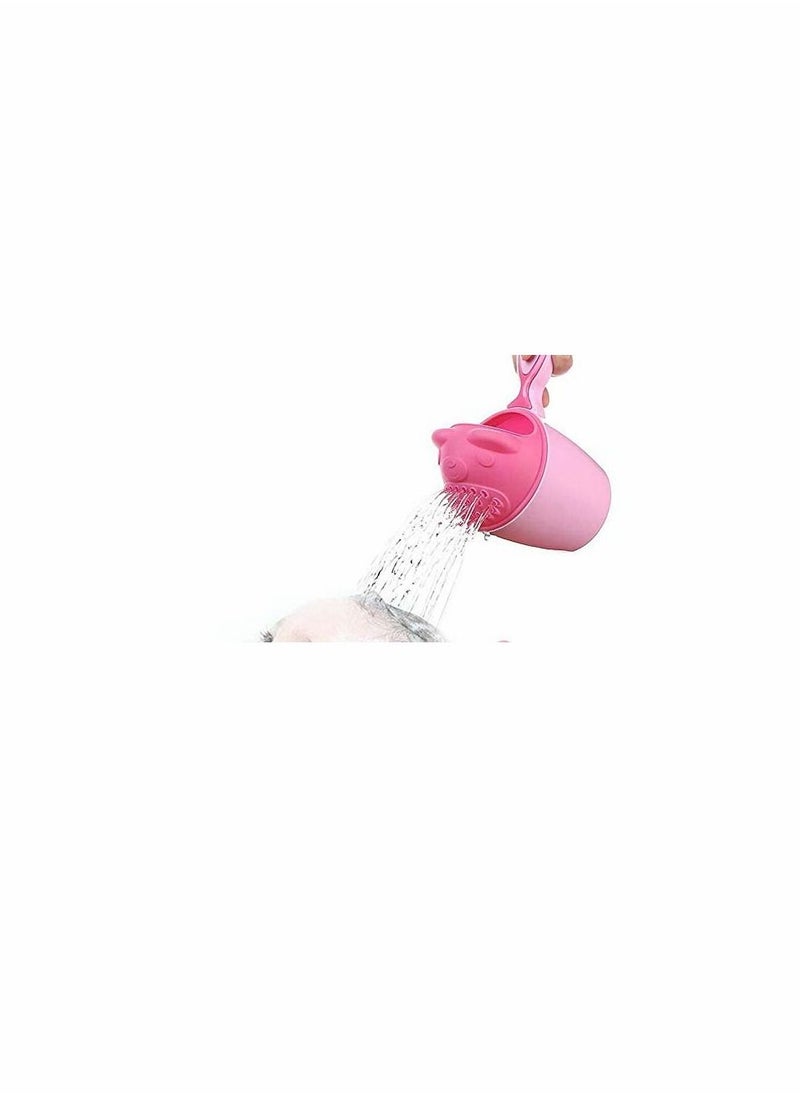 KASTWAVE - Baby Kids Cartoon Bear Bathing Cup Baby Shower Shampoo Cup Bailer Baby Shower Water Spoon Bath Wash Cup - Image 1