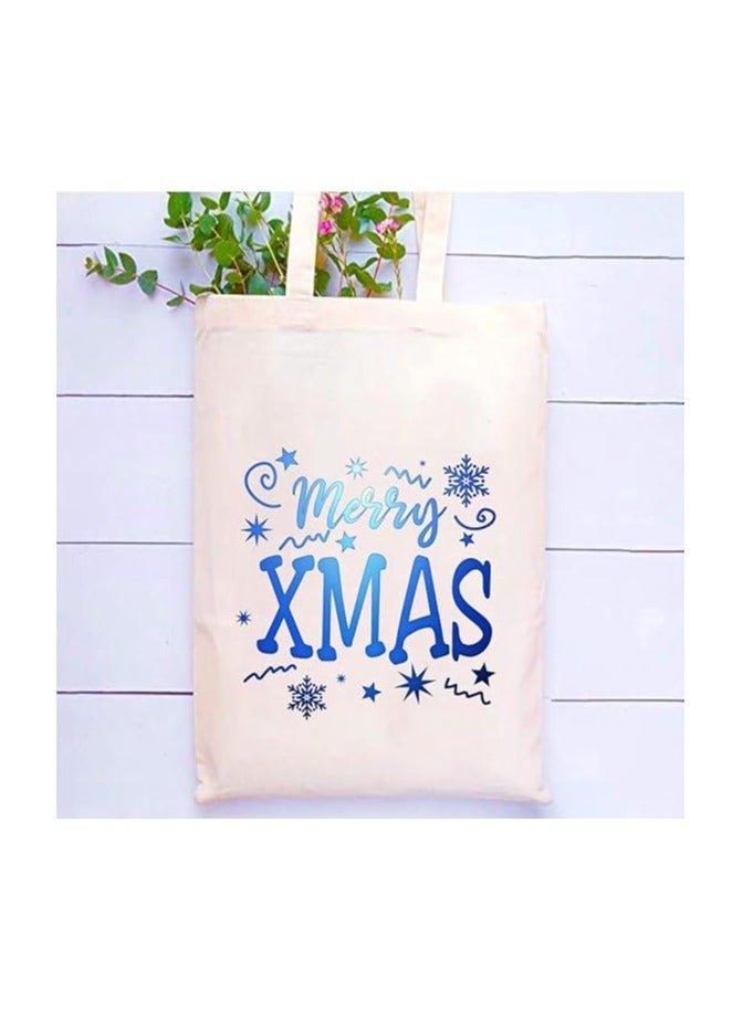 PRINTSHOP4ME Christmas Canvas Cotton Tote Bag-Perfect For Travel And Holiday Needs-Gifts - Image 2