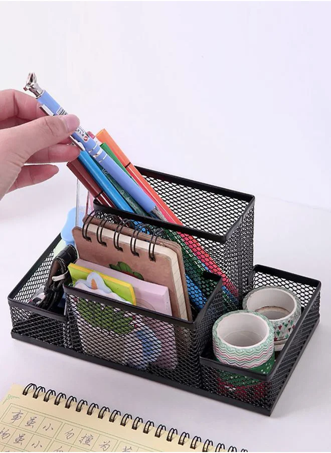 Styli Black Metal Pen Holder