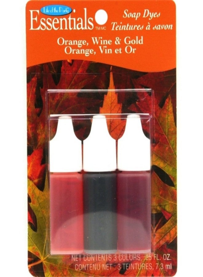 Life of the Party Orange, Wine, GoldLiquid Colors,3 Pack,53009 - Image 3