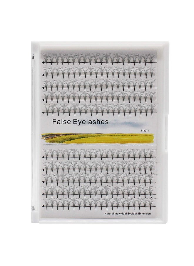 Vayator 141516Mm Mixed Length 6D D Curl Premade Volume Fans Long Stem False Lashes Korea Silk Individual Eyelash Extension Handmade Natural Mink (141516Mm Mixed)  - Image 2