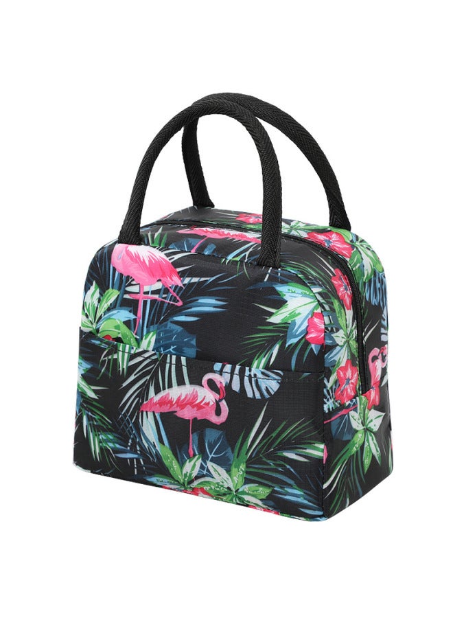 Style Lunch Bag Aluminum Foil Simple Insulated Lunch Box Bag Oxford Cloth Large Capacity Thickened Portable Lunch Bag Lunch Bag