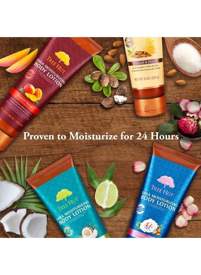 Tree Hut - Shea Moisturizing Body Lotion Moroccan Rose, 9oz, Ultra Hydrating Body Lotion for Nourishing Essential Body Care - Image 1