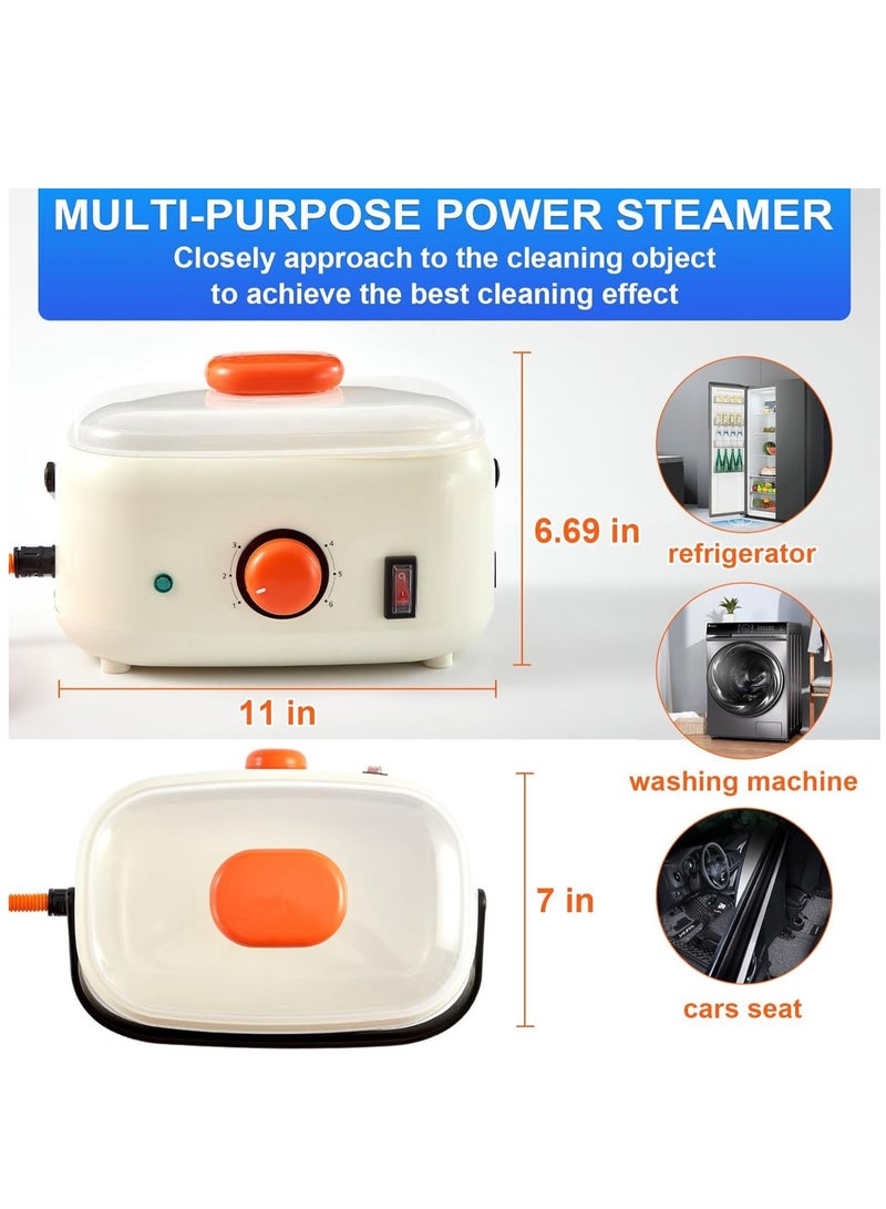 SOLARAE Handheld Steam Cleaner High Pressure Steam Cleaning Machine Multi-Purpose Household Appliances Steamer with 3 Brush Heads for Kitchen Bathroom - Image 3