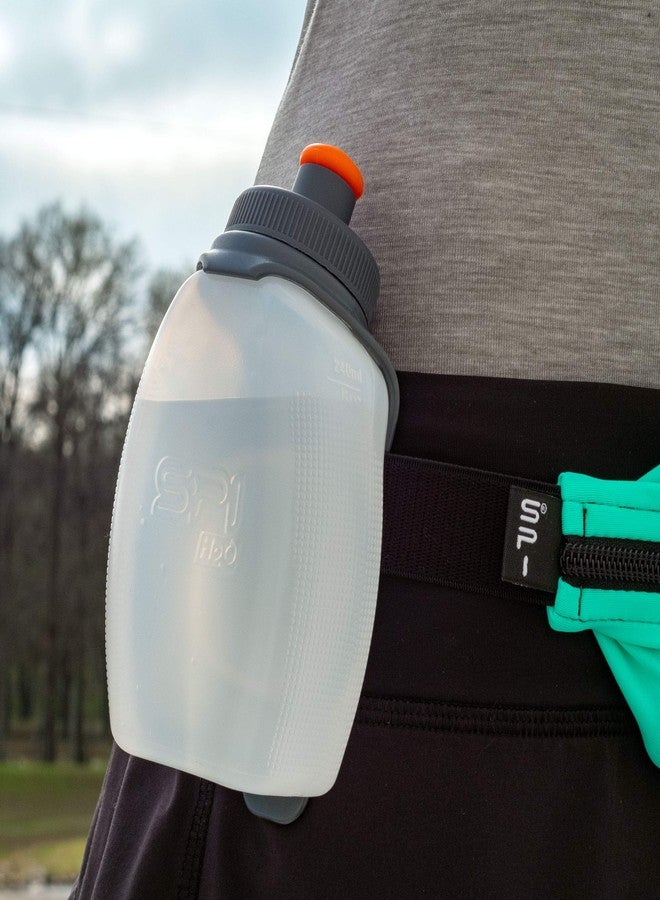 SPIbelt Running Water Bottle, H2O Hydration Companion, 8oz BPA-Free Sports Water Bottle – No Bounce, Leak-Proof Design, Clips to Running Belts or Shorts, Lightweight Fitness Water Bottle - Image 3