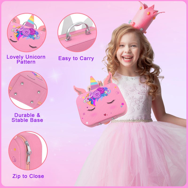 Websonaw Kids Nail Polish Set for Girls, Non-Toxic Quick Dry Nail Art Salon Kit with Nail Dryer and Peelable Nail Polish,Ideal Gift Toys for Girls Age 6-12 - Image 5
