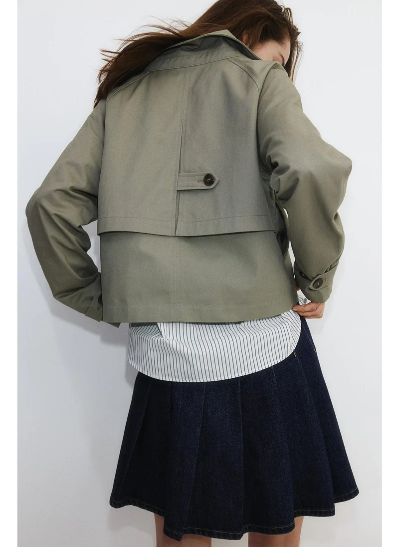 اتش اند ام Short trench coat
