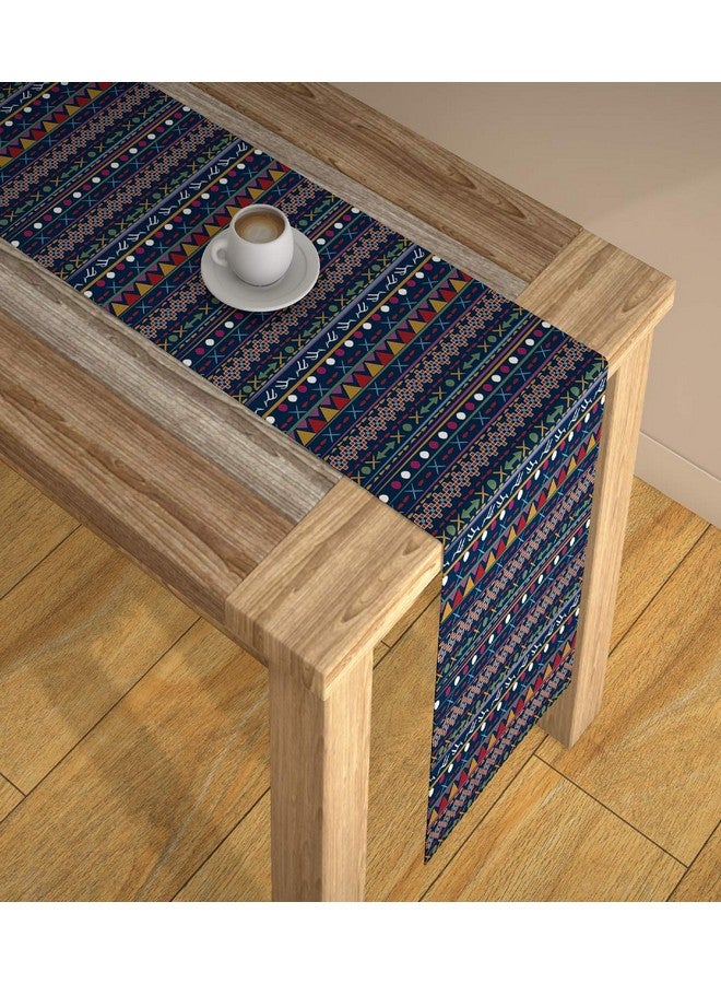 AEROHAVEN™ Abstract Multicolour HD Digital Premium Modern 4 Seater Table Runner Cloth - TR-04 - (Mulitcolor, 13 x 60 Inch) - Image 1