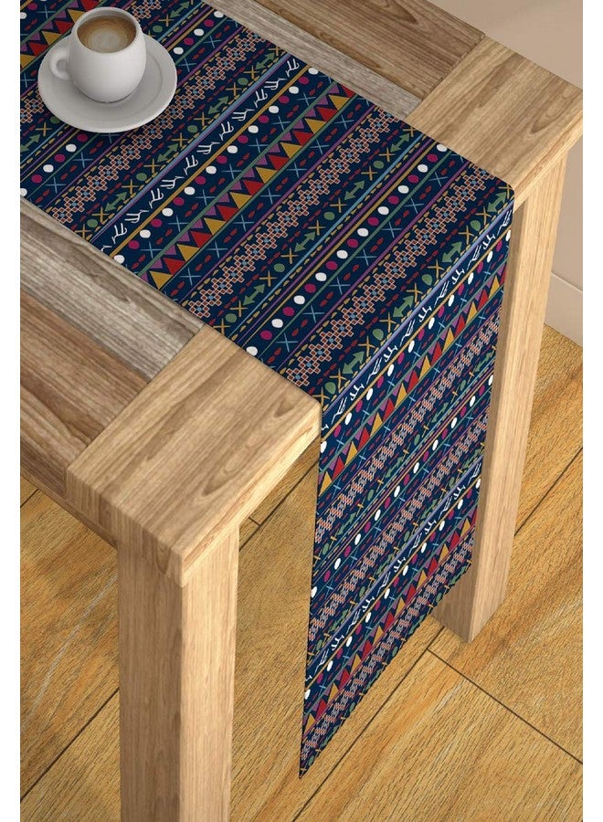 AEROHAVEN™ Abstract Multicolour HD Digital Premium Modern 4 Seater Table Runner Cloth - TR-04 - (Mulitcolor, 13 x 60 Inch) - Image 2