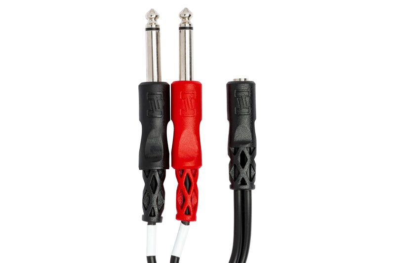 Hosa كابل Hosa YMP-434 3.5 مم TRSF إلى مزدوج 1/4 بوصة TS ستيريو - Image 4