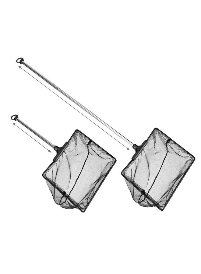 Mogoko Aquarium Fish Net, Fish Net For Fish Tank With 5.5"16.3" Long Extendable Long Handle, Fine Mesh Telescopic Aquarium Fish Net Fish Tank Aquarium Accessories  - Image 1