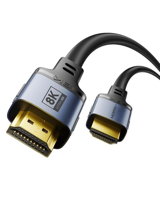 Ultra High Speed HDMI 2.1 Cable 3M (10FT) - Powerful 48Gbps Cord - Essential Gaming & TV Link for 8K@60Hz, 4K@120Hz, eARC, HDR, PS5, Xbox Series X - Image 1