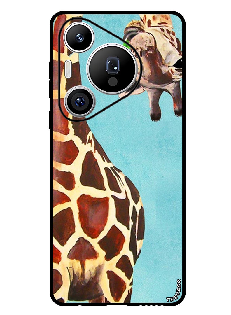 Theodor Protective Case Anti Scratch Shock Proof Bumper Cover For Huawei Pura 70 Pro Plus Giraffe - Image 1