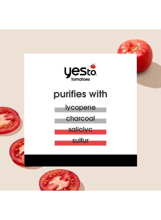 Yes To Tomatoes Clear Skin Detoxifying & Hydrating White Charcoal PeelOff Mask Dry & Sensitive Skin Detoxify & Hydrate Skin Vegan 95% Natural Ingredients, Does Not Apply, 2 Fl Oz - Image 4