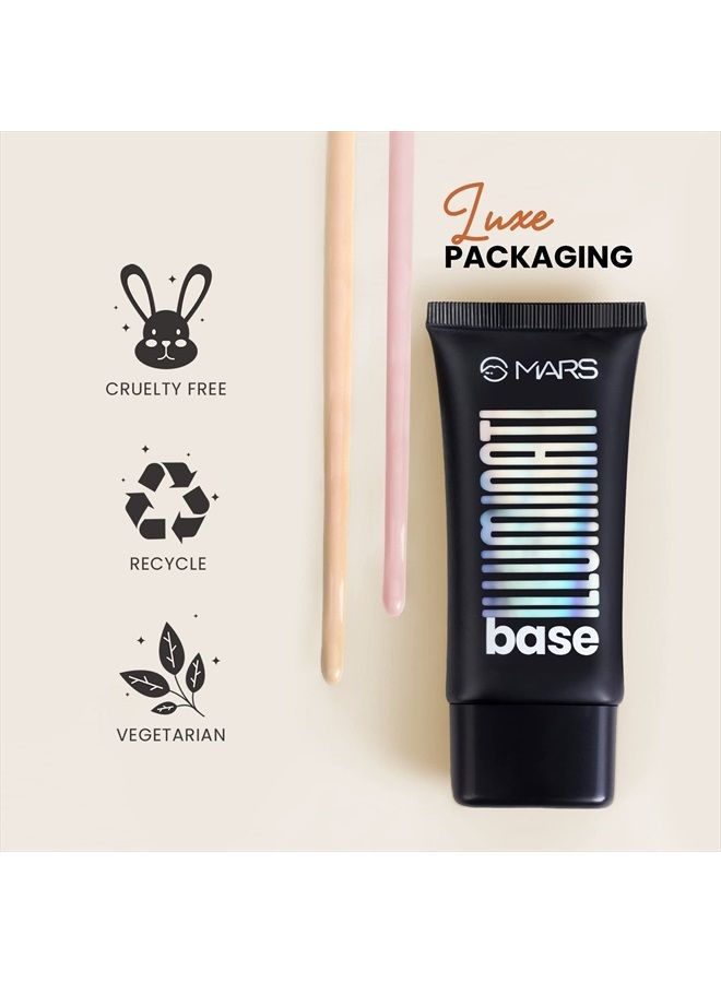 Mars MARS Illuminating Highlighter Makeup Base Primer - 45 ml (GOLD BEAM-01) - Image 5