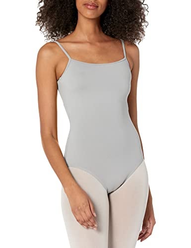 Bloch Dance Womens Nejor Microlux Camisole Leotard Grey Petite - Image 1