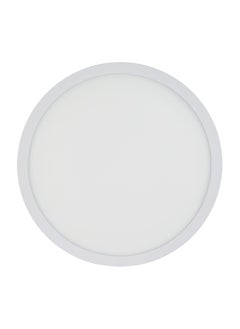 MAAS LED lamp with a circular design and very thin, mounted on the wall, recessed LED ceiling lamp, 1440 lumens, 18 watts, white  - Image 1