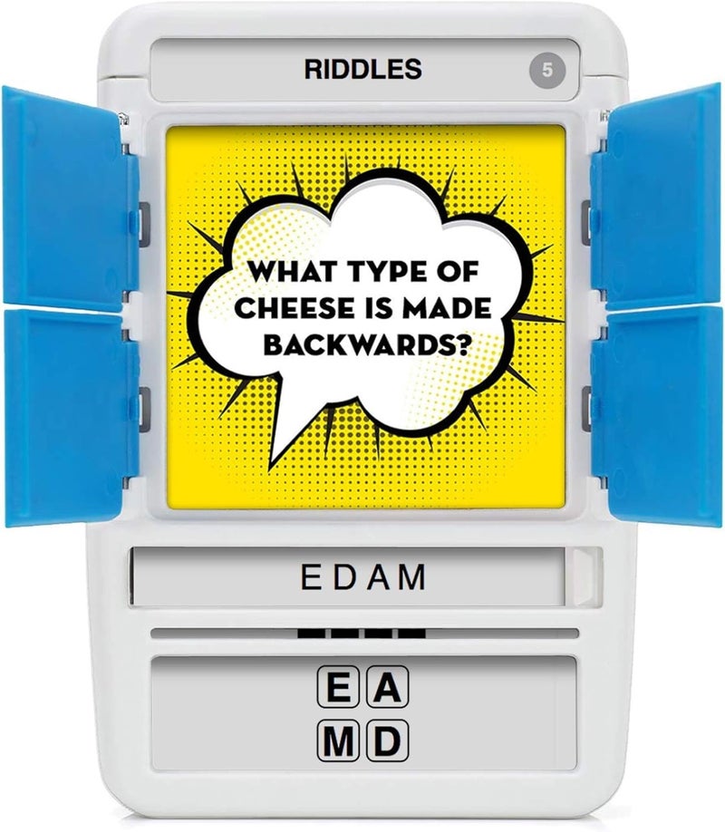 100 PICS Riddles Travel Game - Guess 100 Riddles | Flash Cards with Slide Reveal Case | Card Game, Gift, Stocking Stuffer | Fun for Kids and Adults | Ages 6+ - Image 3