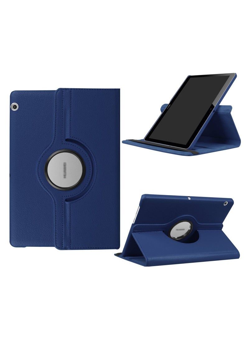 Y&D KASTWAVE for Huawei MediaPad /3 10 covers - Detuosi 360º rotating leather smartphone case protective cover with stand function T3 inch tablet. Blue Sky  - Image 1