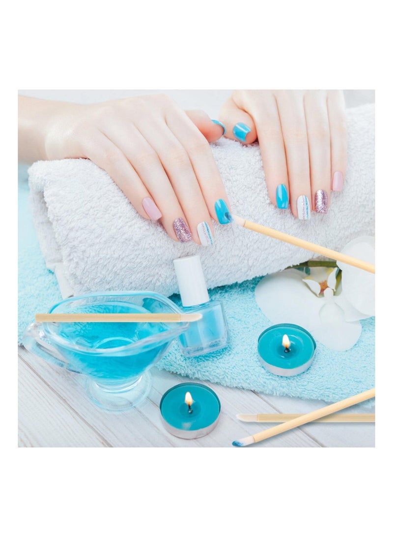 Zikra Disposable Bamboo Handle Lip Brushes, Lipstick Lip Gloss Wands Applicator Makeup Tool, for Applying Lip Gloss, Lipstick, Concealer, Etc. Not Easy to Break, Easy to Carry(100Pcs ) - Image 3