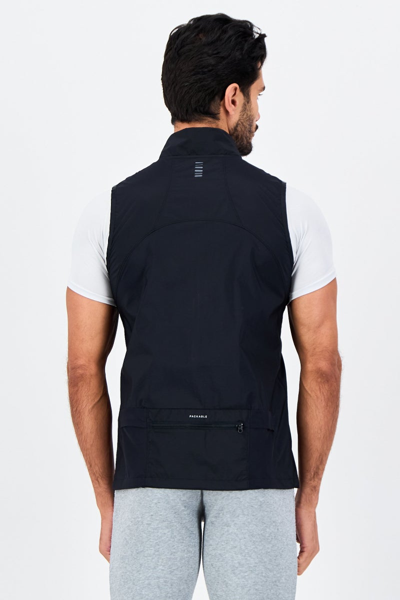 UNDER ARMOUR Men Fitted Sleeveless Training Vest, Black - Image 3