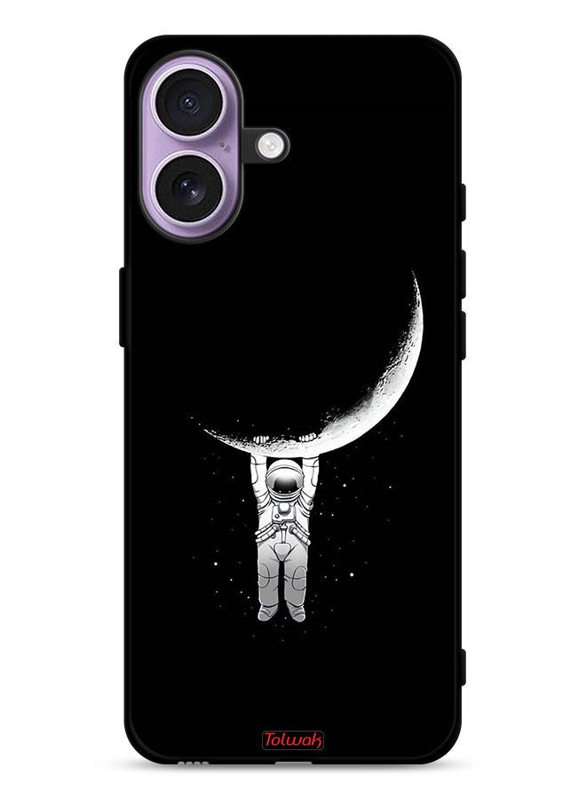 Tolwak Apple iPhone 17 Protective Case Cover Hanging From Moon - Image 1