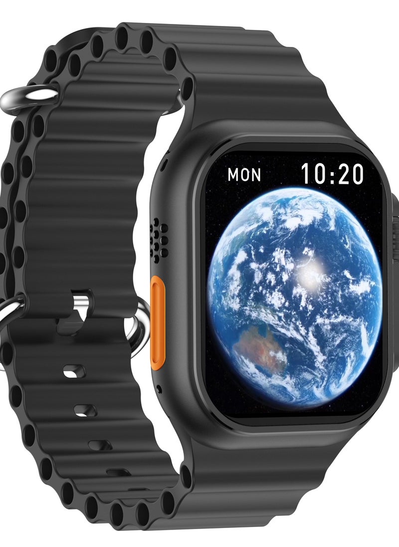 AROAQ - W800 Ultra Ultimate Smart Watch  2.05 Inch Screen Display 380mAh Battery AI Assistance Bluetooth Wireless Charging Smart Watch - Image 1