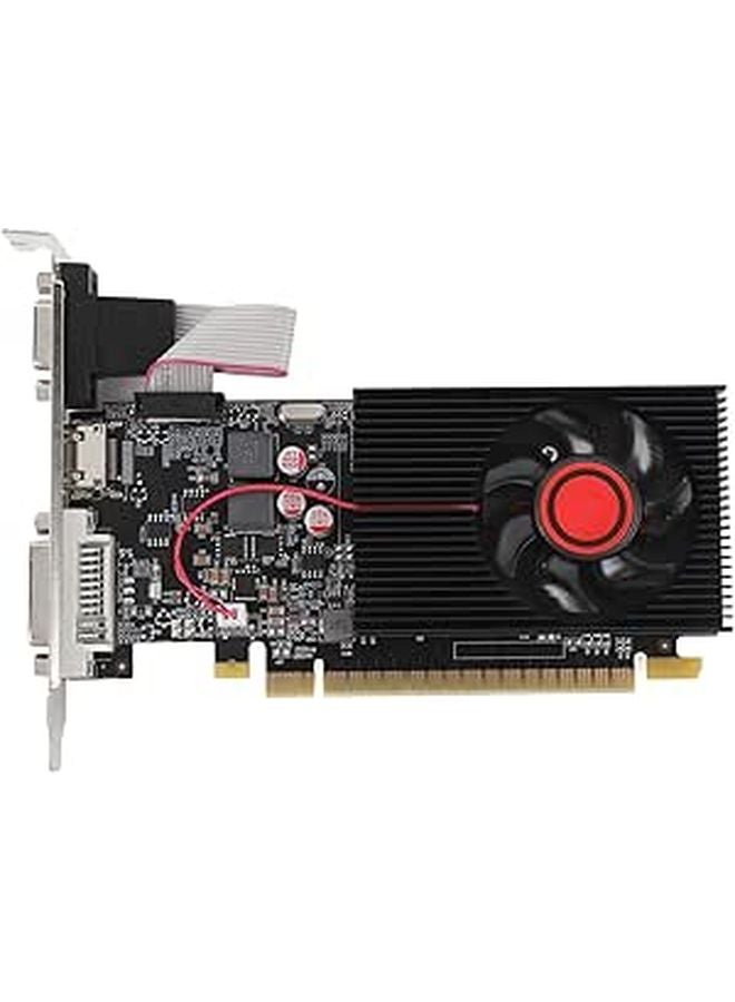 بطاقة الرسومات GT610 بسعة 1 جيجابايت من نوع DDR3 وعرض ناقل 64 بت مع مروحة تبريد ومنافذ DVI و VGA لأجهزة الكمبيوتر - Image 1