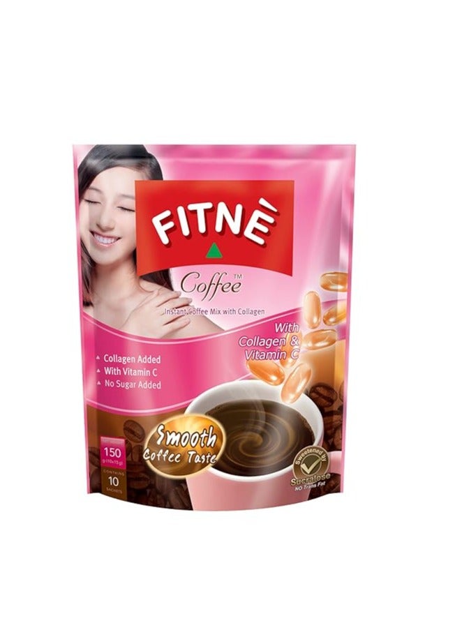 FITNE Instant 3 In 1 Coffee Packets 10 Sticks