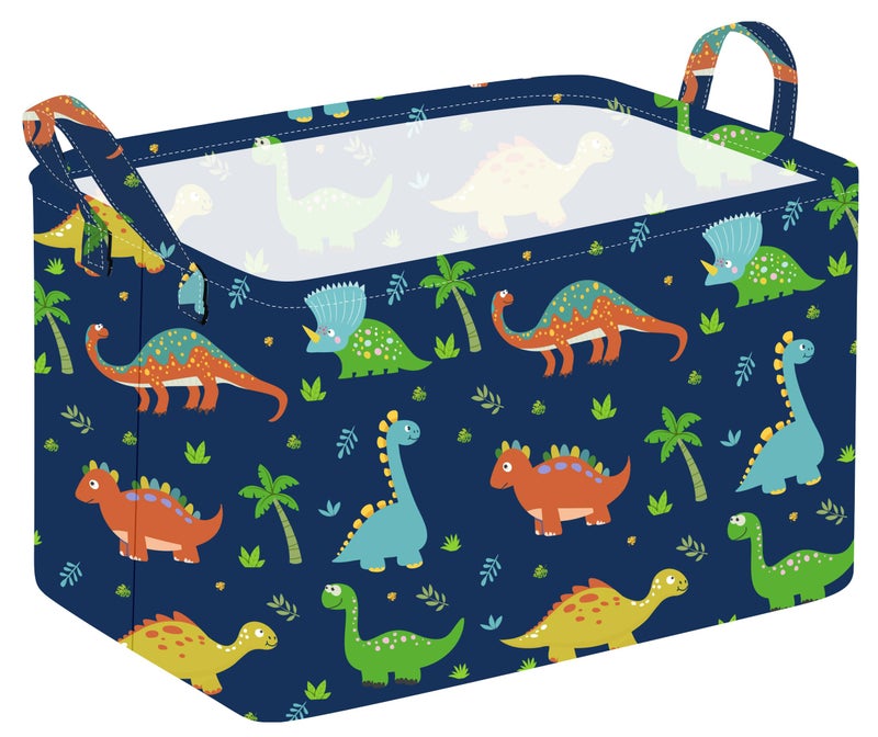 ACMUUNI Rectangle Kids Shelf Nursery Storage Basket Laundry Hamper with Handles, Baby Toys Storage Box and Bins Toys Gift Basket for Boys and Girls - Image 1