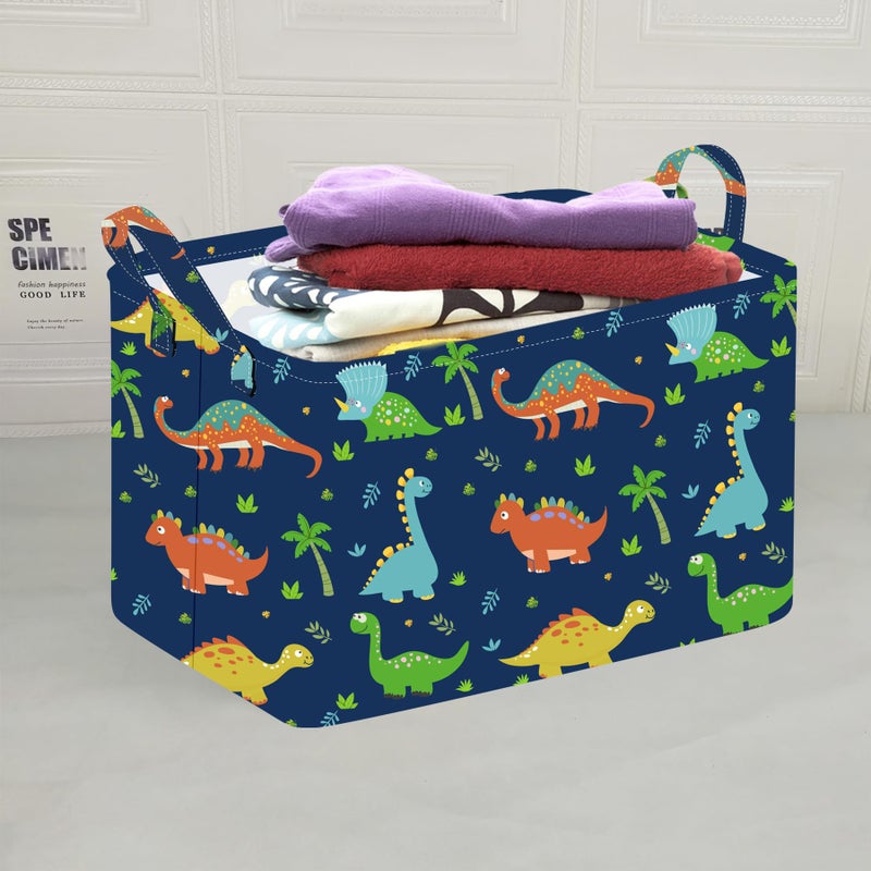 ACMUUNI Rectangle Kids Shelf Nursery Storage Basket Laundry Hamper with Handles, Baby Toys Storage Box and Bins Toys Gift Basket for Boys and Girls - Image 5