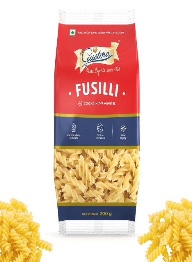 Gustora Healthy Elbow (500gm) & Fusilli Pasta (200gm) Combo Made Of Durum Wheat Semolina I Rich In Protein & Fibre I Zero Cholesterol I Vegetarian I No Trans - Fat I Cooking Time 10 Min - 700gm - Image 5