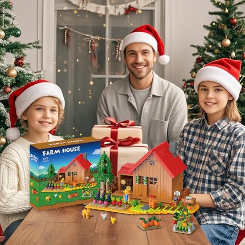 CHUANGPIN Friends Farm House Building Set Compatible with Lego for Adults Farm Building Kit with Animals for Boys and Girls Halloween 845 pcs - Image 5