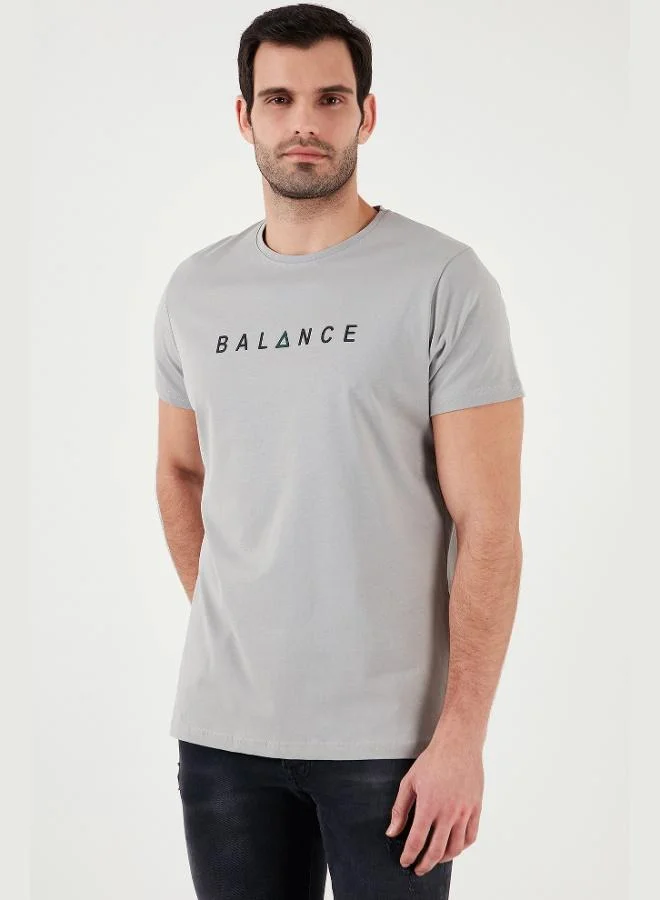 Buratti  Buratti Cotton Slim Fit Crew Neck T Shirt Men's T SHIRT 541BALANCE for Men | Best Price UAE