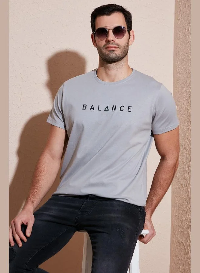 Buratti  Buratti Cotton Slim Fit Crew Neck T Shirt Men's T SHIRT 541BALANCE for Men | Best Price UAE