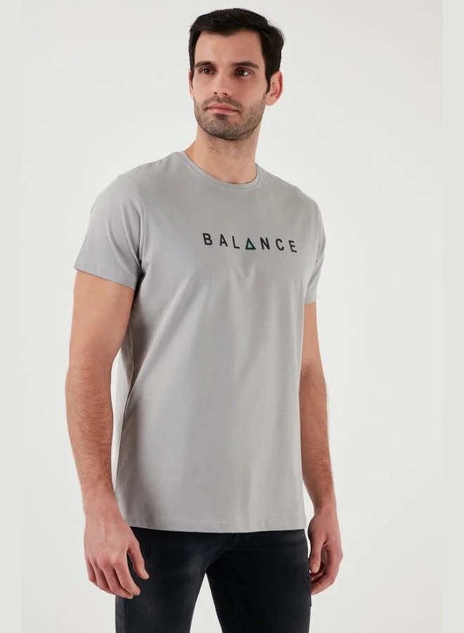 Buratti  Buratti Cotton Slim Fit Crew Neck T Shirt Men's T SHIRT 541BALANCE for Men | Best Price UAE