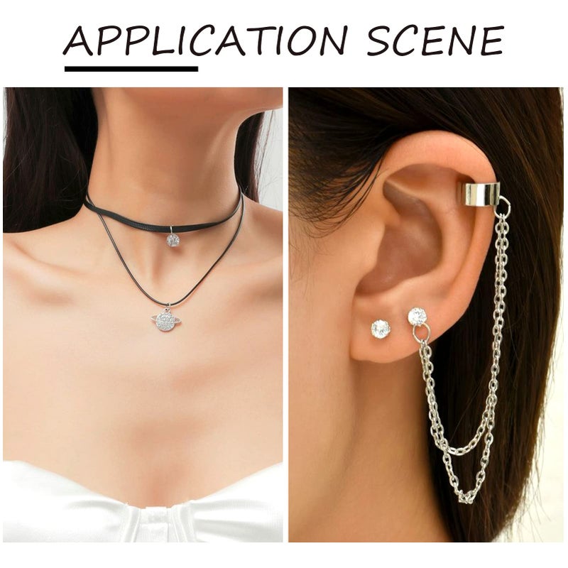 PH PandaHall Pandahall Mixed Size 4-10mm Iron Open Jump Rings Silver Plated Unsoldered Round Ring Connectors for Chainmail Jewelry Bracelet Necklace Making - Image 4