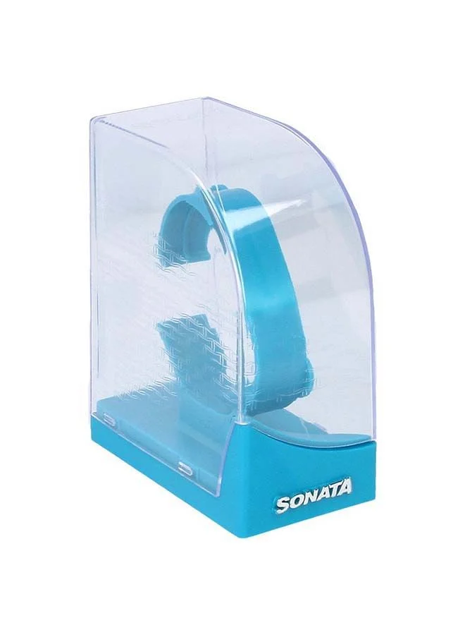 Sonata Round Shape Stainless Steel Analog Wrist Watch 8164SM01