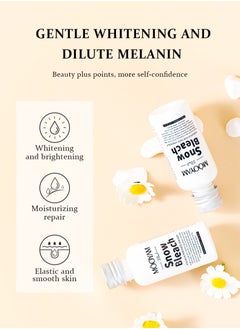 MOOYAM Snow Bleach Cream for Private Part Underarm Whitening Dark Spot Corrector Cream Face and Body Skin Lightening Bleaching Cream for Intimate Areas Brightening 30ml  - Image 3