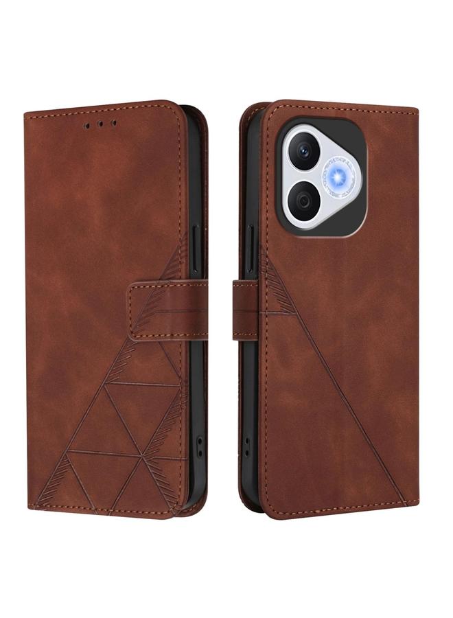 Green Tiger Case For Honor 400 Lite Crossbody 3D Embossed Flip Leather Phone Case - Image 2