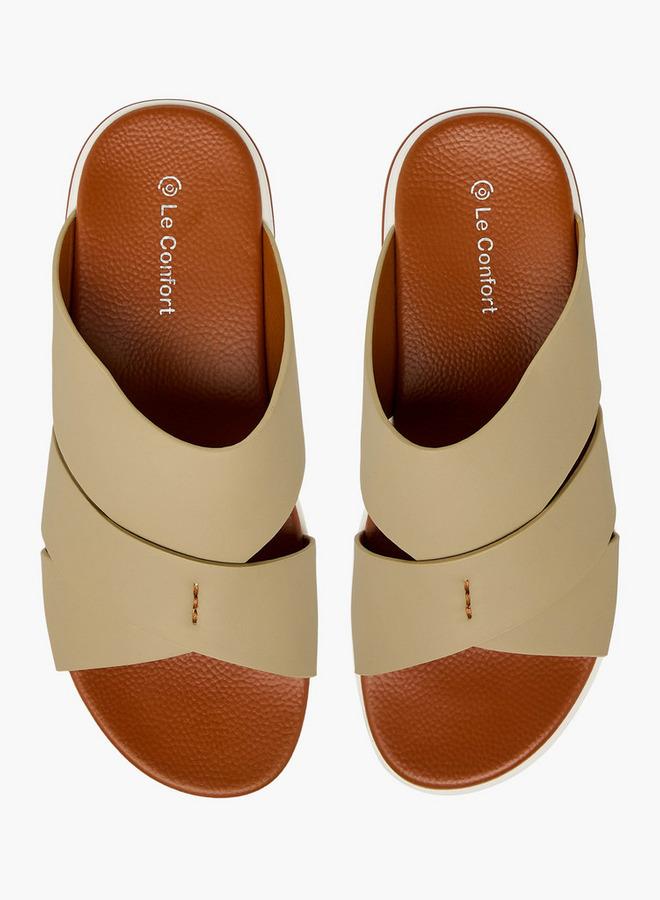 Le Confort Men Cross Strap Arabic Sandals - Image 3