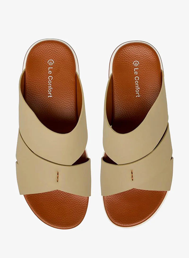 Le Confort Green Men Cross Strap Comfort Sandals for Men | Best Price UAE