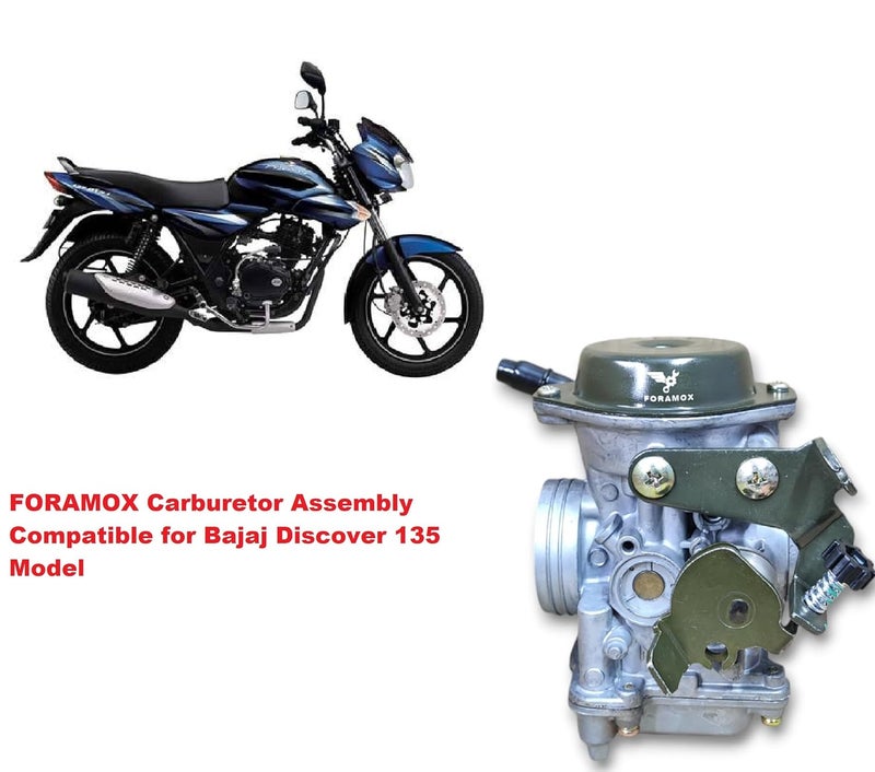 FORAMOX Carburetor Assembly Compatible with Bajaj Discover 135 Model - Image 2