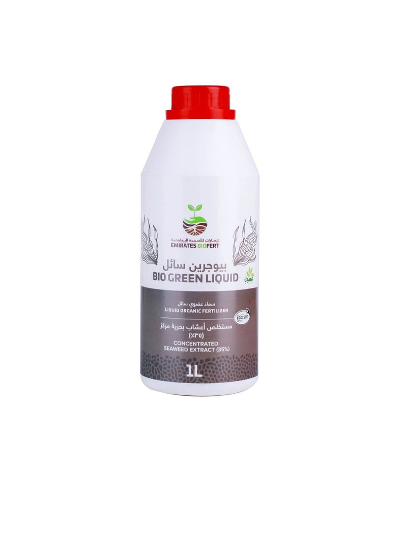 Emirates Emirates Biofert Bio Green Concentrated Seaweed Extract Liquid Organic Fertilizer 1L  - Image 1