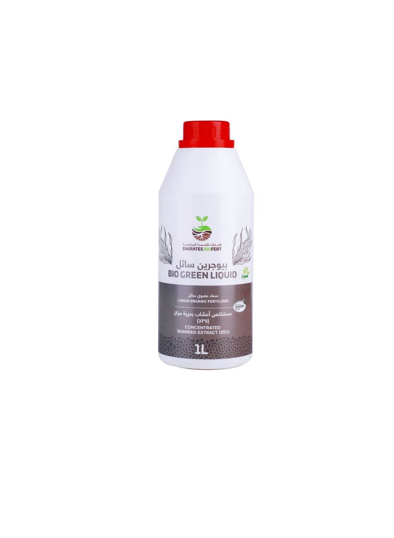 Emirates Emirates Biofert Bio Green Concentrated Seaweed Extract Liquid Organic Fertilizer 1L  - Image 2