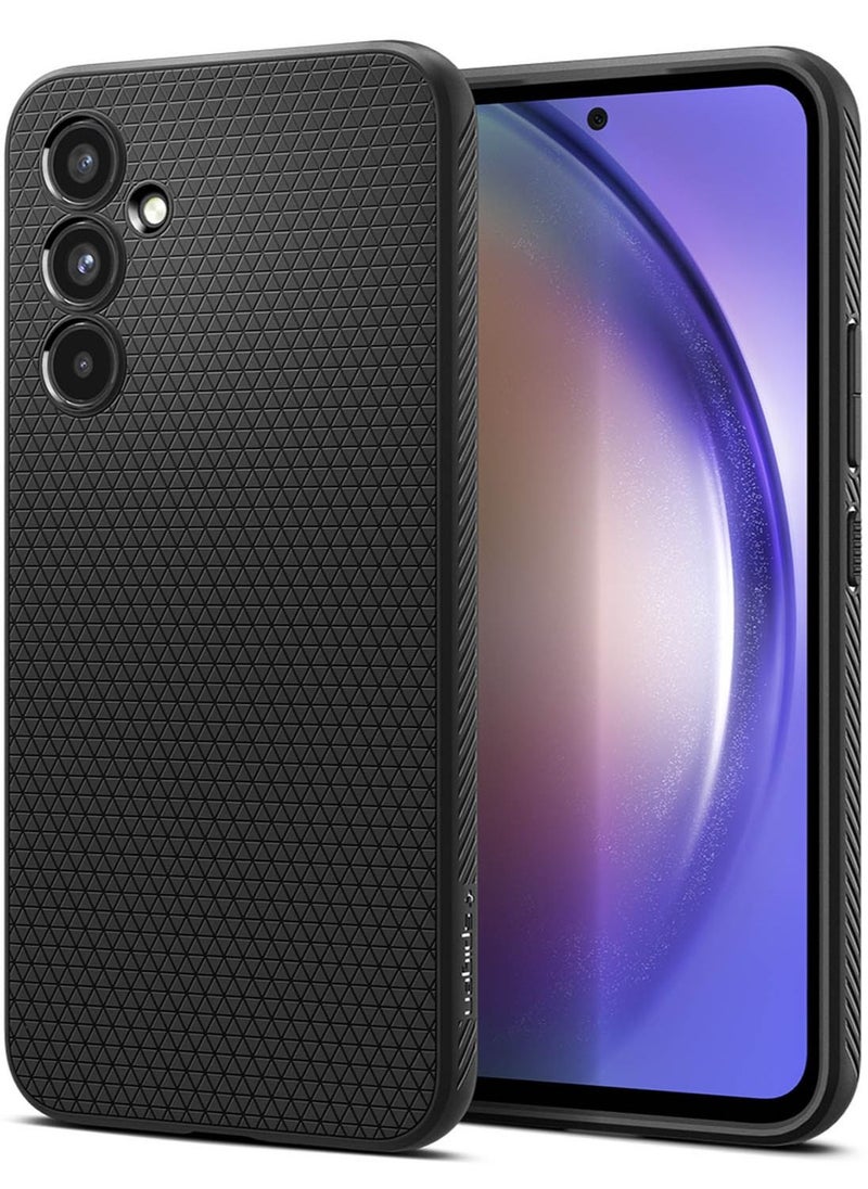 Spigen - Liquid Air Samsung Galaxy A54 5G Case Cover - Matte Black - Image 1