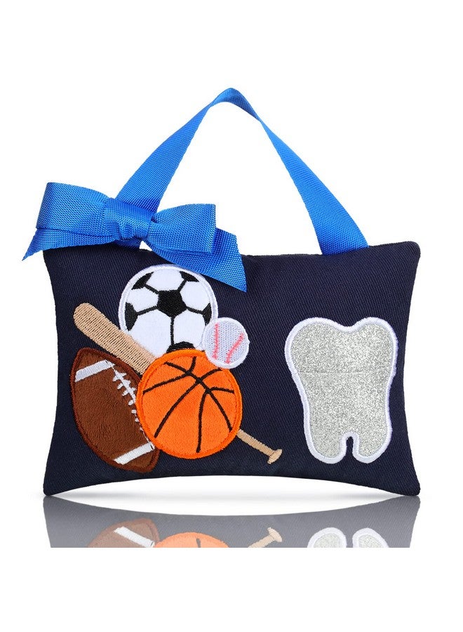 Geelin Geelin Tooth Fairy Pillow with Pocket Kids Lost Tooth Keepsake Pouch Kids Keepsake Gifts for Girl and Boy, 3.9 x 5.9 Inch  - Image 1
