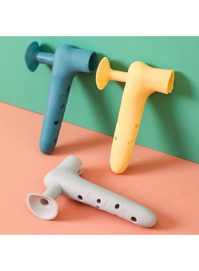 (3 Pieces) Silicone Door Stopper Set – Non-Slip, Soft & Durable Multicolor Door Holders for Home, Office, and School – Flexible Wedge Design Protects Walls & Floors, Keeps Doors Securely Open or Closed - Image 4