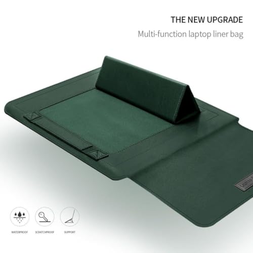 Tech Trendz TechTrendz Premium 3 in 1 Multifunction Slim PU Leather Laptop Sleeve Bag for MacBook Neo 13 inch (A18 Pro Chip,2026) A3404, Laptop Cover Bag 11-14 Inch (with Integrated Mouse Pad) – Grey - Image 3