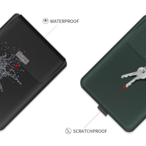 Tech Trendz TechTrendz Premium 3 in 1 Multifunction Slim PU Leather Laptop Sleeve Bag for MacBook Neo 13 inch (A18 Pro Chip,2026) A3404, Laptop Cover Bag 11-14 Inch (with Integrated Mouse Pad) – Grey - Image 4